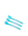 3x Feeding Spoon Blár