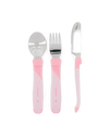 Learn Cutlery Stainless Steel 12m+ Bleikur